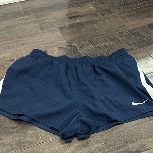 Nike Women's Dark Blue Athletic Shorts